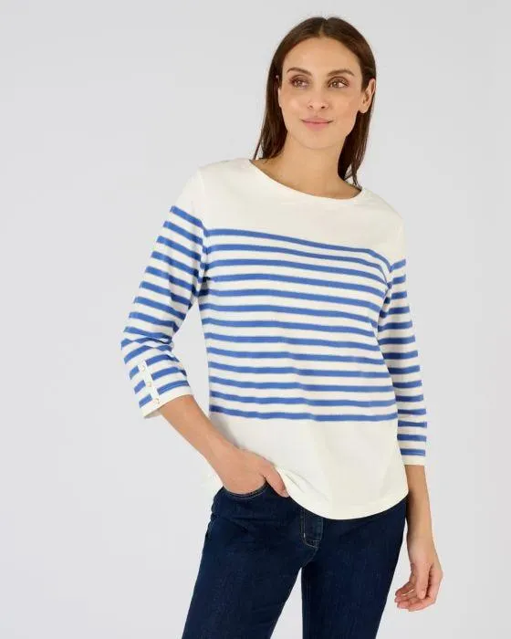 Marinière brillante manches 3/4