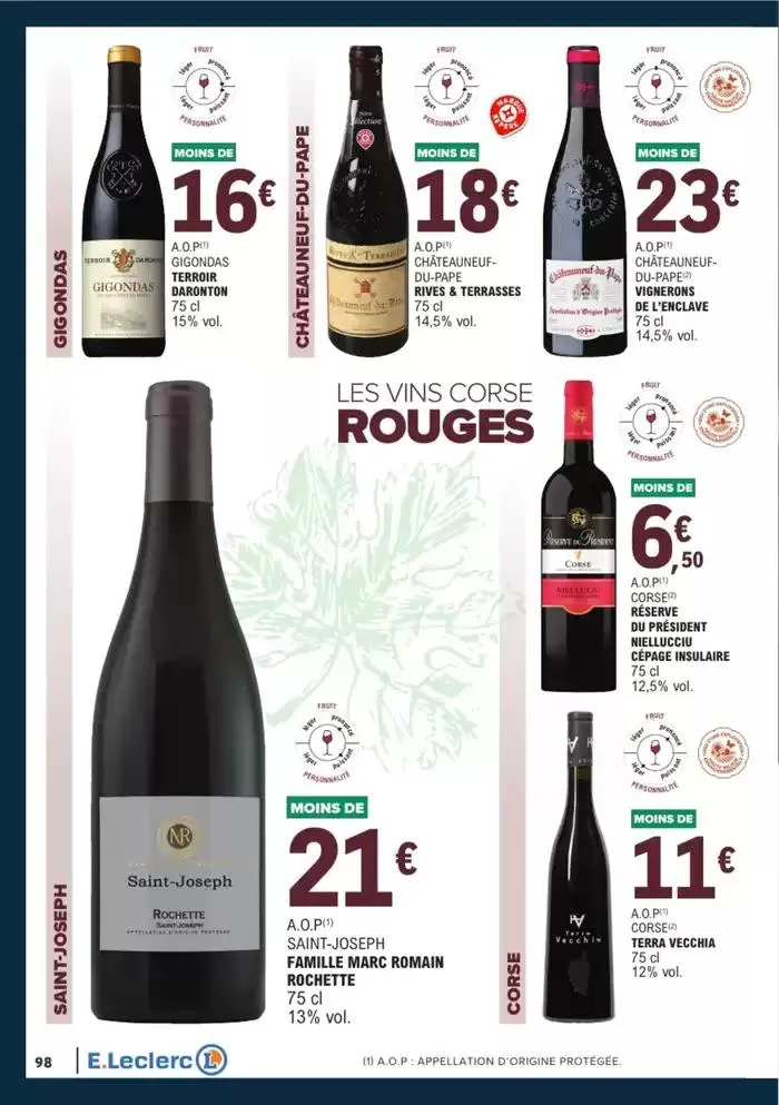 GUIDES DES VINS 2024/2025 du 1 avril au 31 décembre 2025 - Catalogue page 125