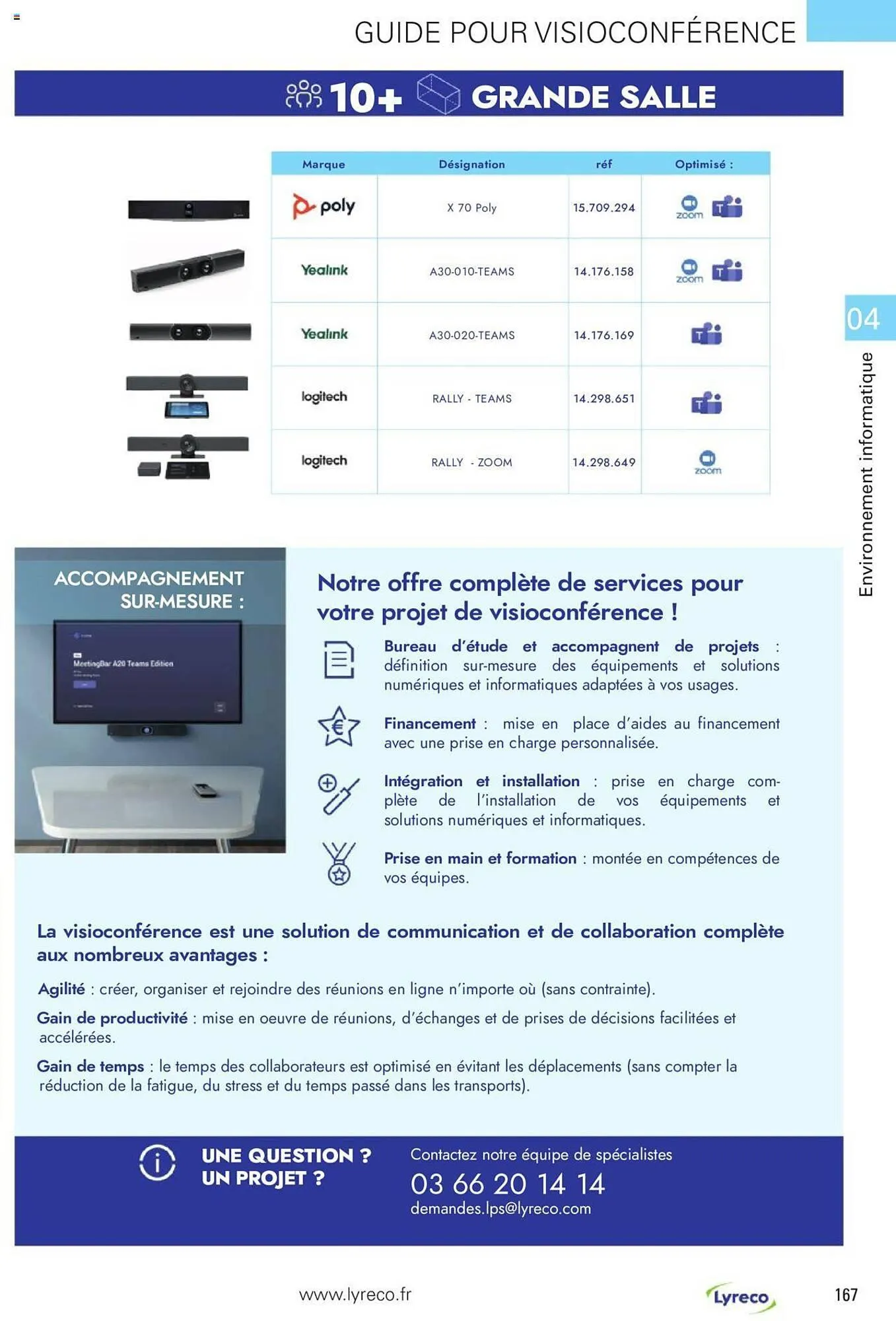 Catalogue Lyreco du 15 mai au 31 décembre 2023 - Catalogue page 167