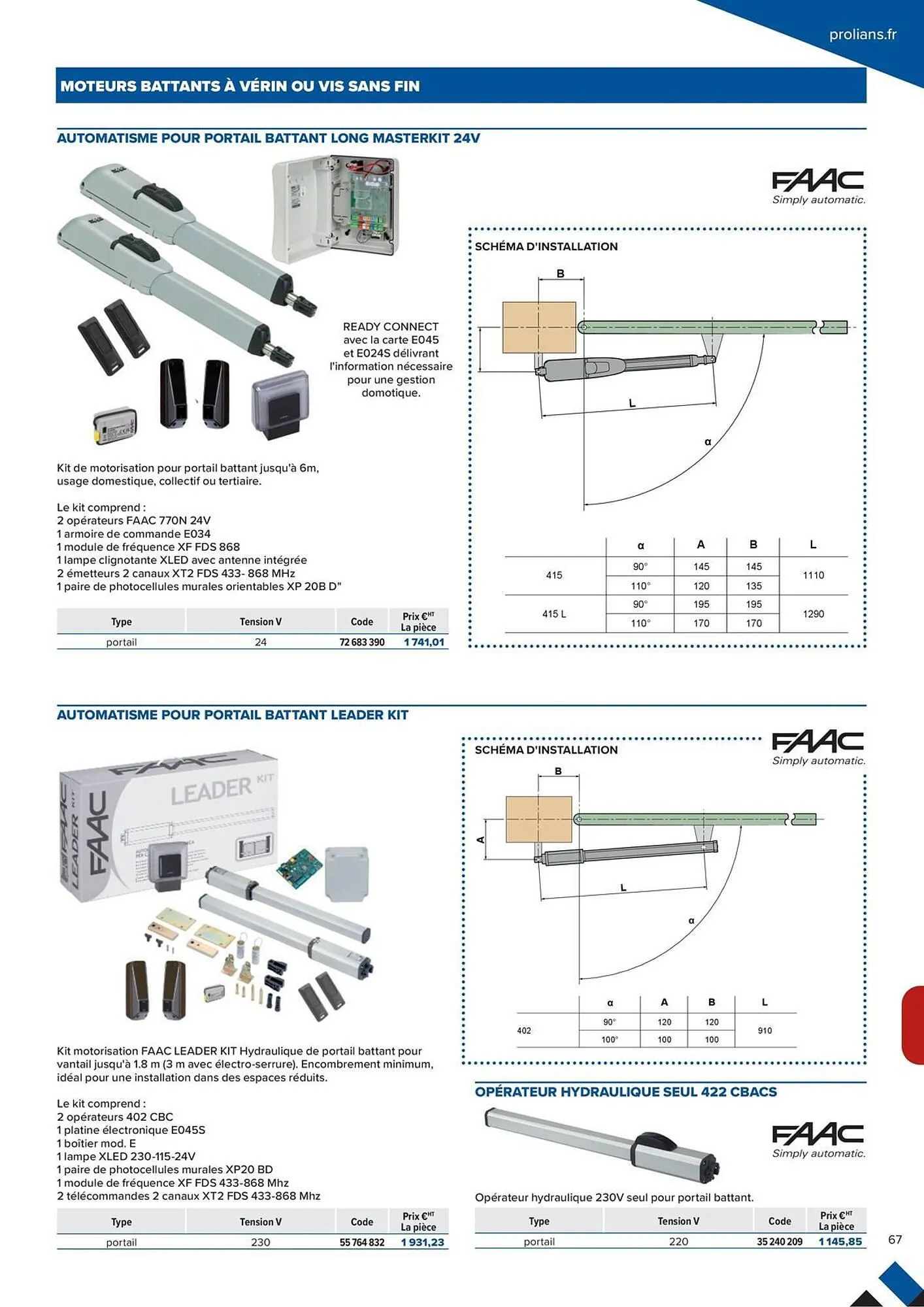 Catalogue Prolians du 2 octobre au 31 décembre 2025 - Catalogue page 67
