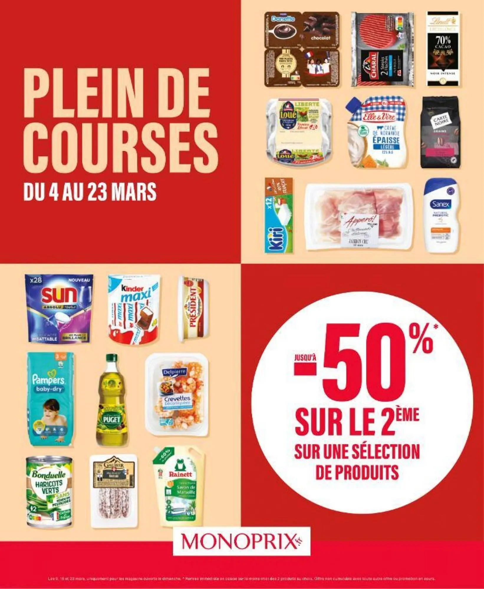 Catalogue Monoprix du 4 mars au 23 mars 2025 - Catalogue page 1