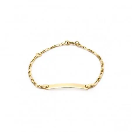 Bracelet Identité enfant Or jaune 375/000