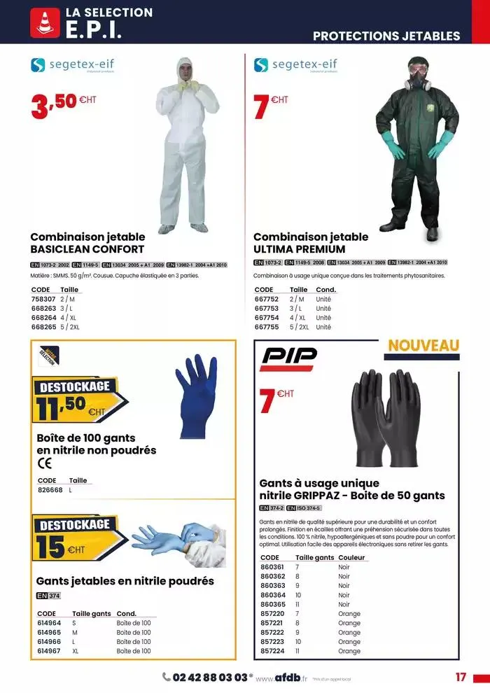 La Selection E.P.I PRINTEMPS - ÉTÉ du 25 avril au 31 août 2025 - Catalogue page 17