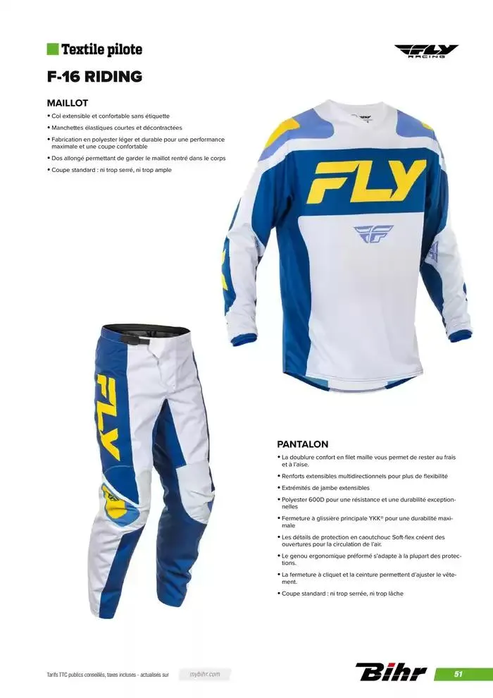 FLY RACING 2025 du 20 novembre au 31 août 2025 - Catalogue page 53