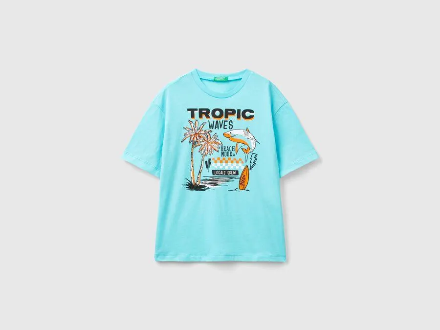 T-shirt oversize à imprimé