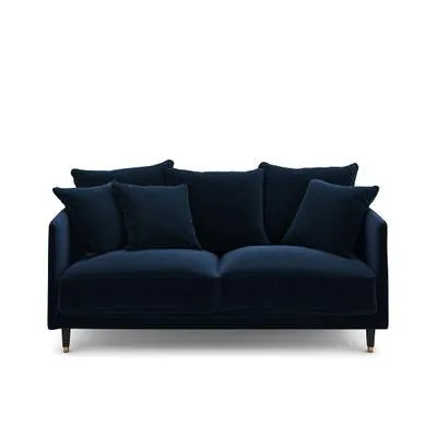 Canapé compact velours, Lazare