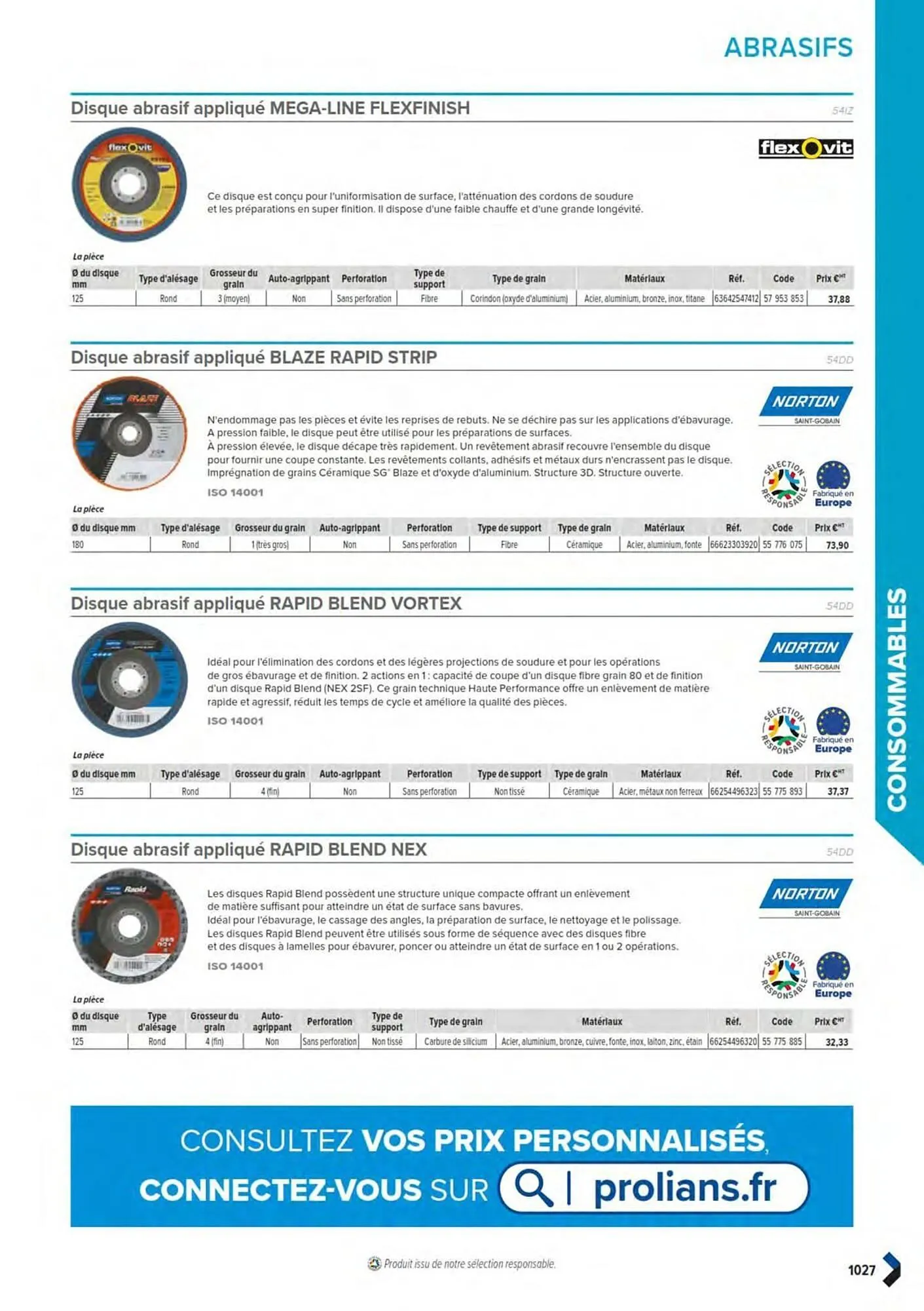 Catalogue Prolians du 11 mars au 31 décembre 2025 - Catalogue page 1029