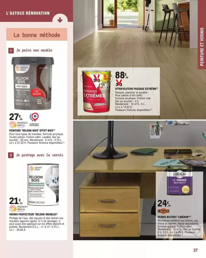 Guide Decoration Interieure du 2 mai au 31 décembre 2025 - Catalogue page 37