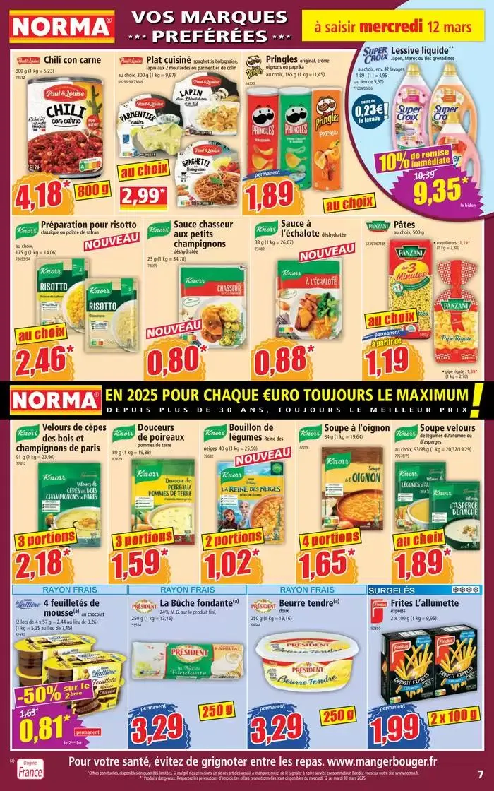 Catalogue Norma du 12 mars au 18 mars 2025 - Catalogue page 7