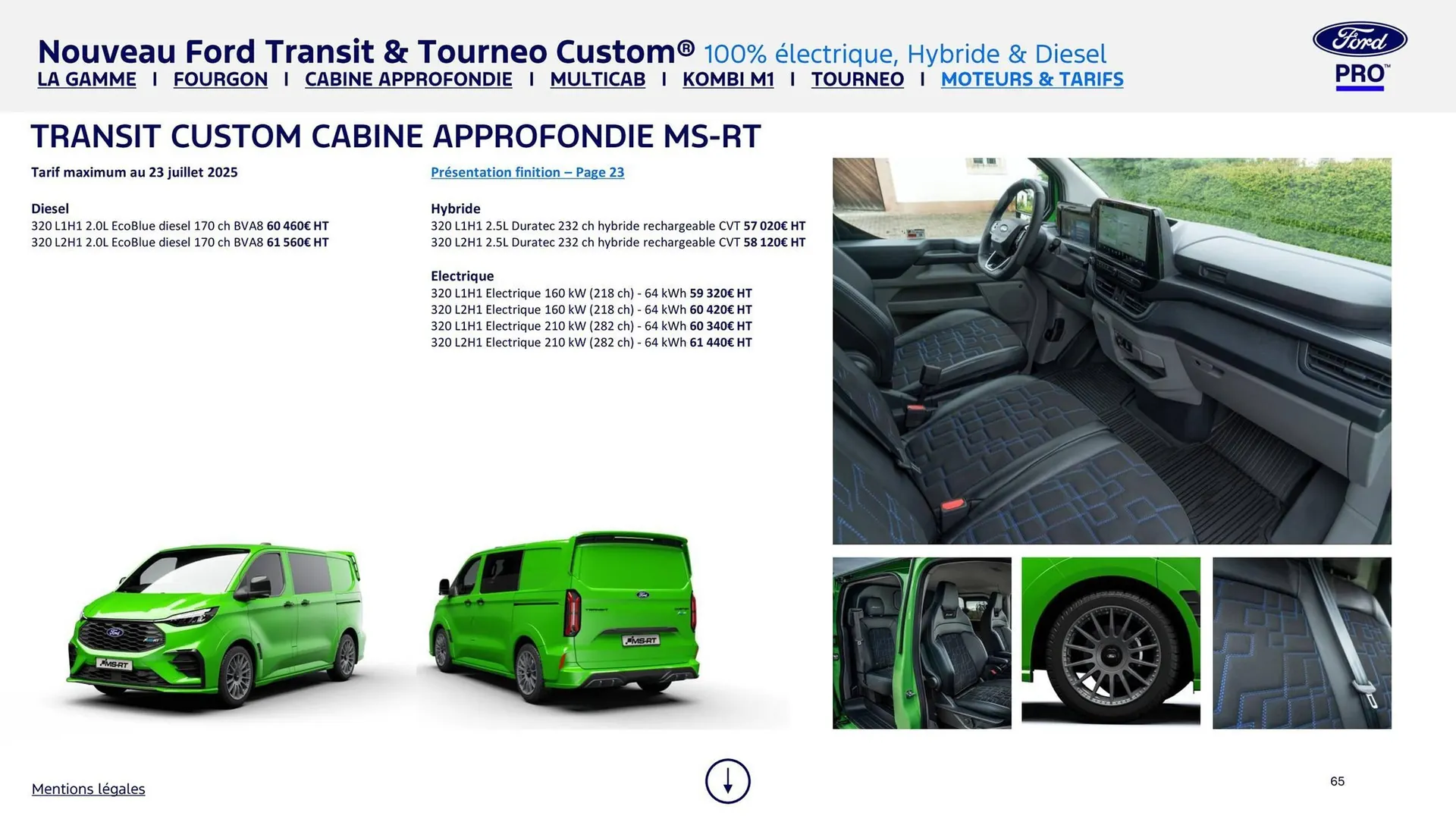 Catalogue Ford du 8 août au 8 août 2026 - Catalogue page 65