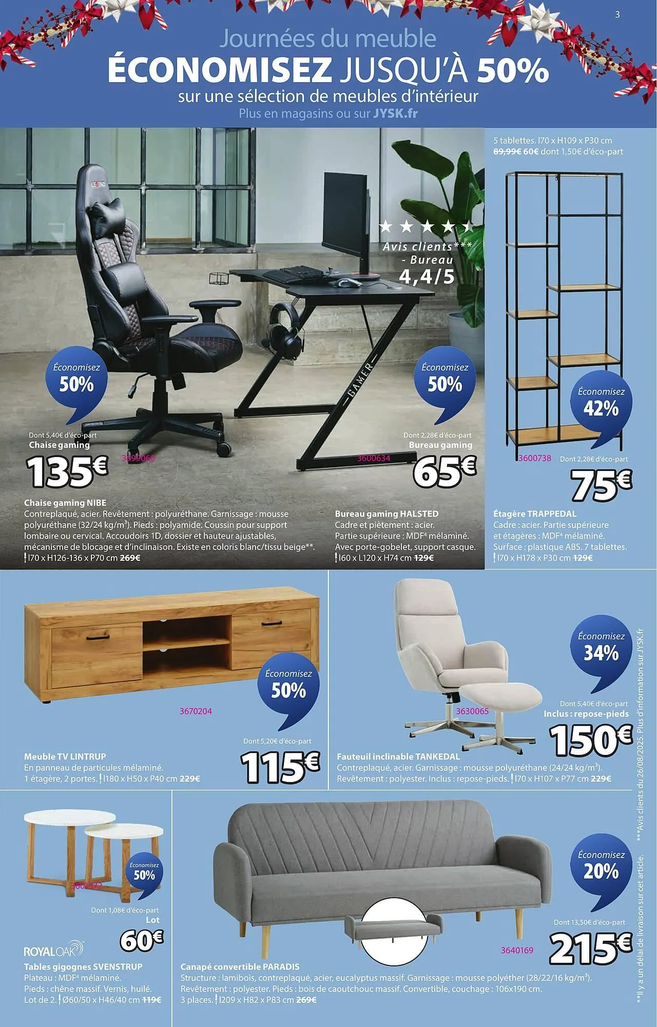 Catalogue JYSK du 9 décembre au 31 décembre 2025 - Catalogue page 3