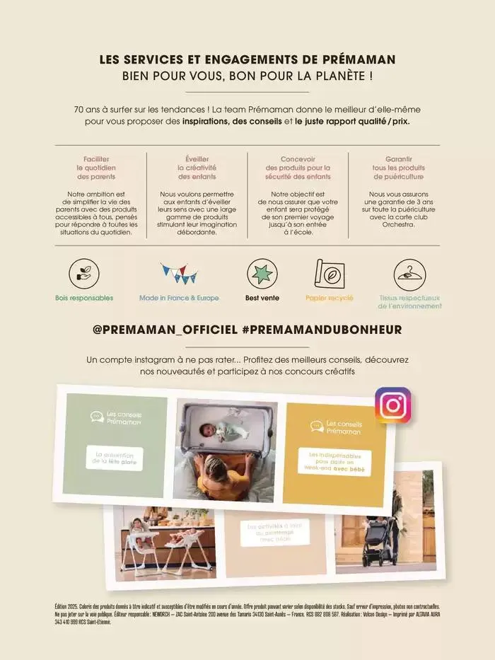 Catalogue Prémaman 2025 du 25 février au 31 décembre 2025 - Catalogue page 2