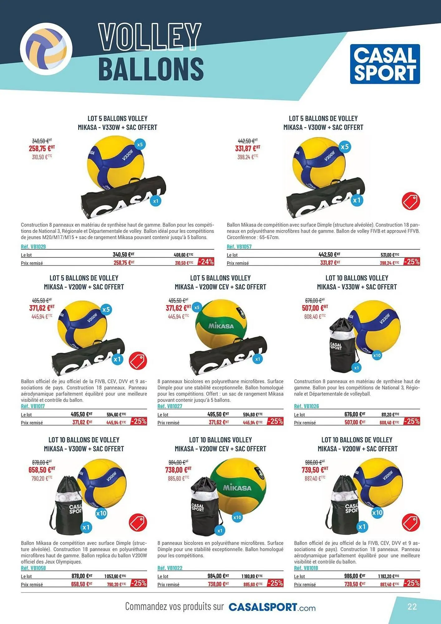Catalogue Casal Sport du 30 avril au 31 décembre 2025 - Catalogue page 22