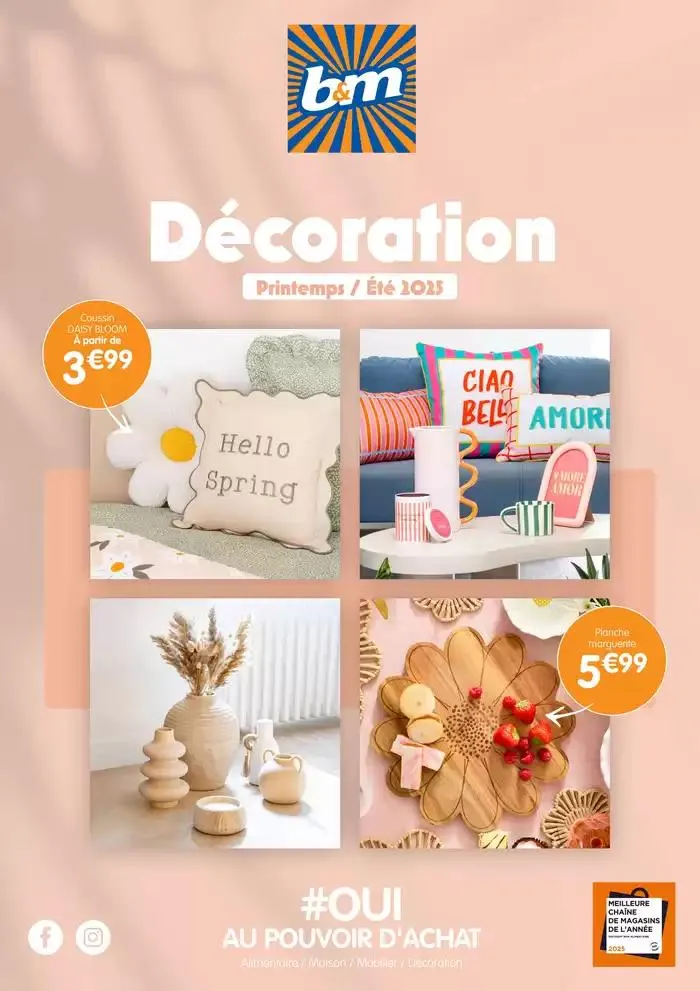 Décoration Printemps/Été du 2 avril au 19 août 2025 - Catalogue page 1