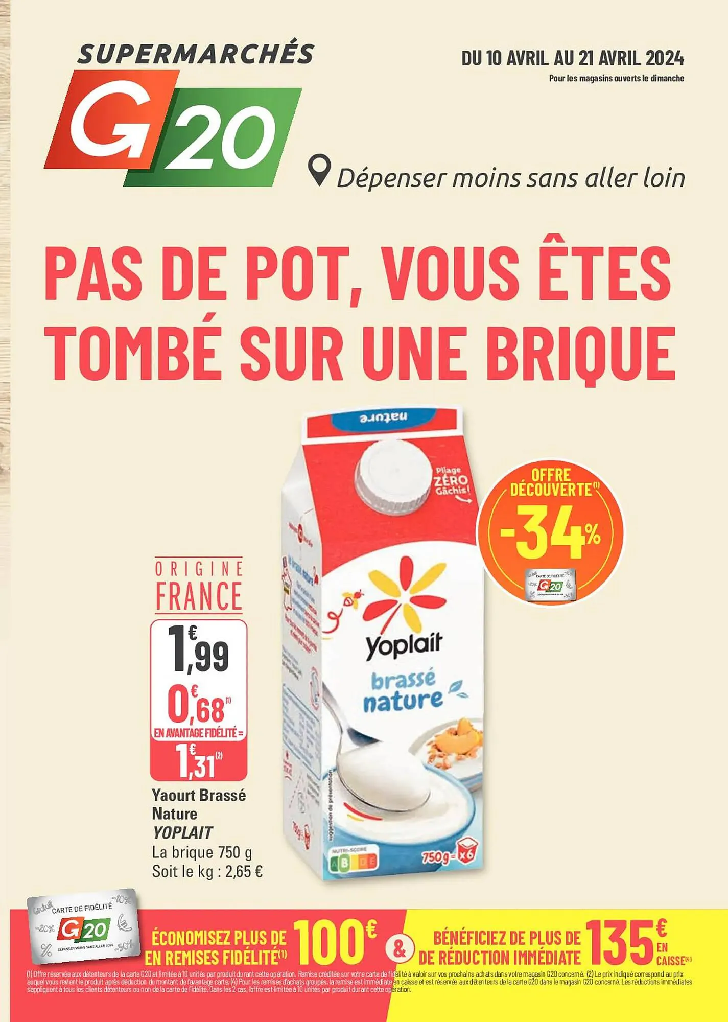 Catalogue G20 du 10 avril au 21 avril 2024 - Catalogue page 