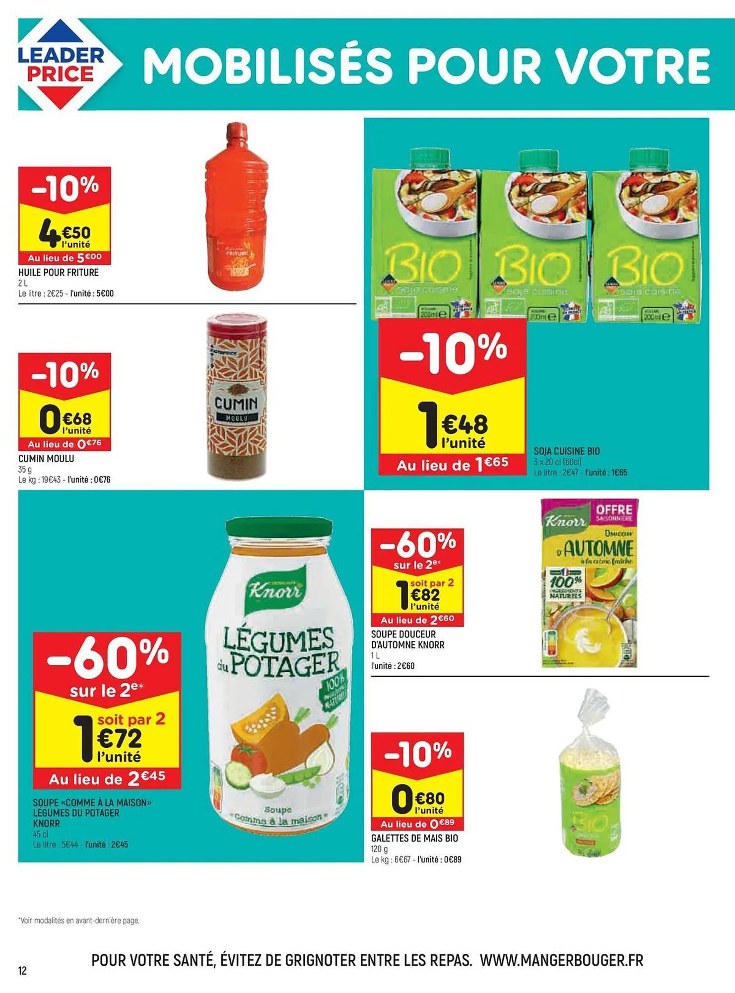 Catalogue Leader Price du 9 janvier au 21 janvier 2024 - Catalogue page 12