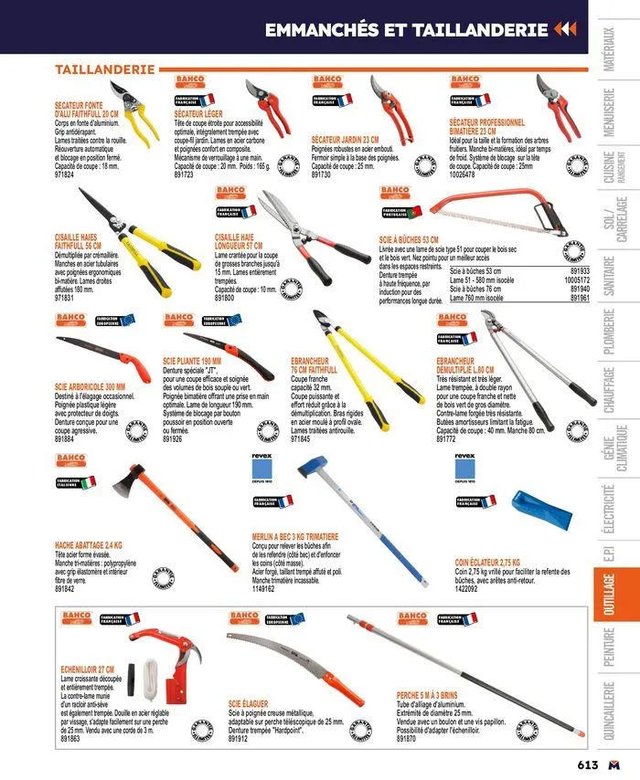 Guide produits 2024 du 15 mars au 31 décembre 2024 - Catalogue page 613