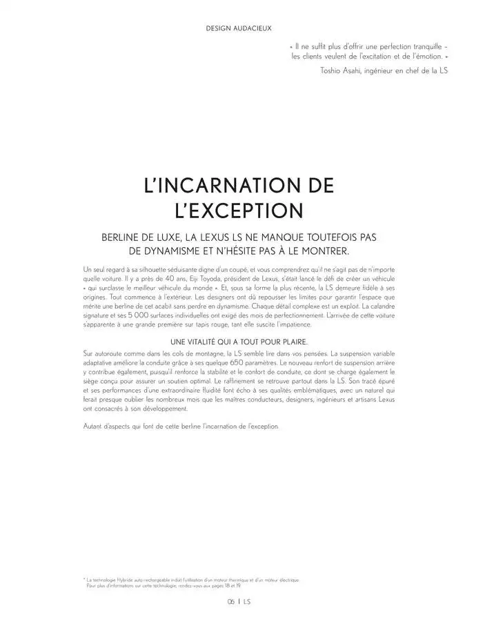 Lexus LS du 27 mars au 27 mars 2026 - Catalogue page 6