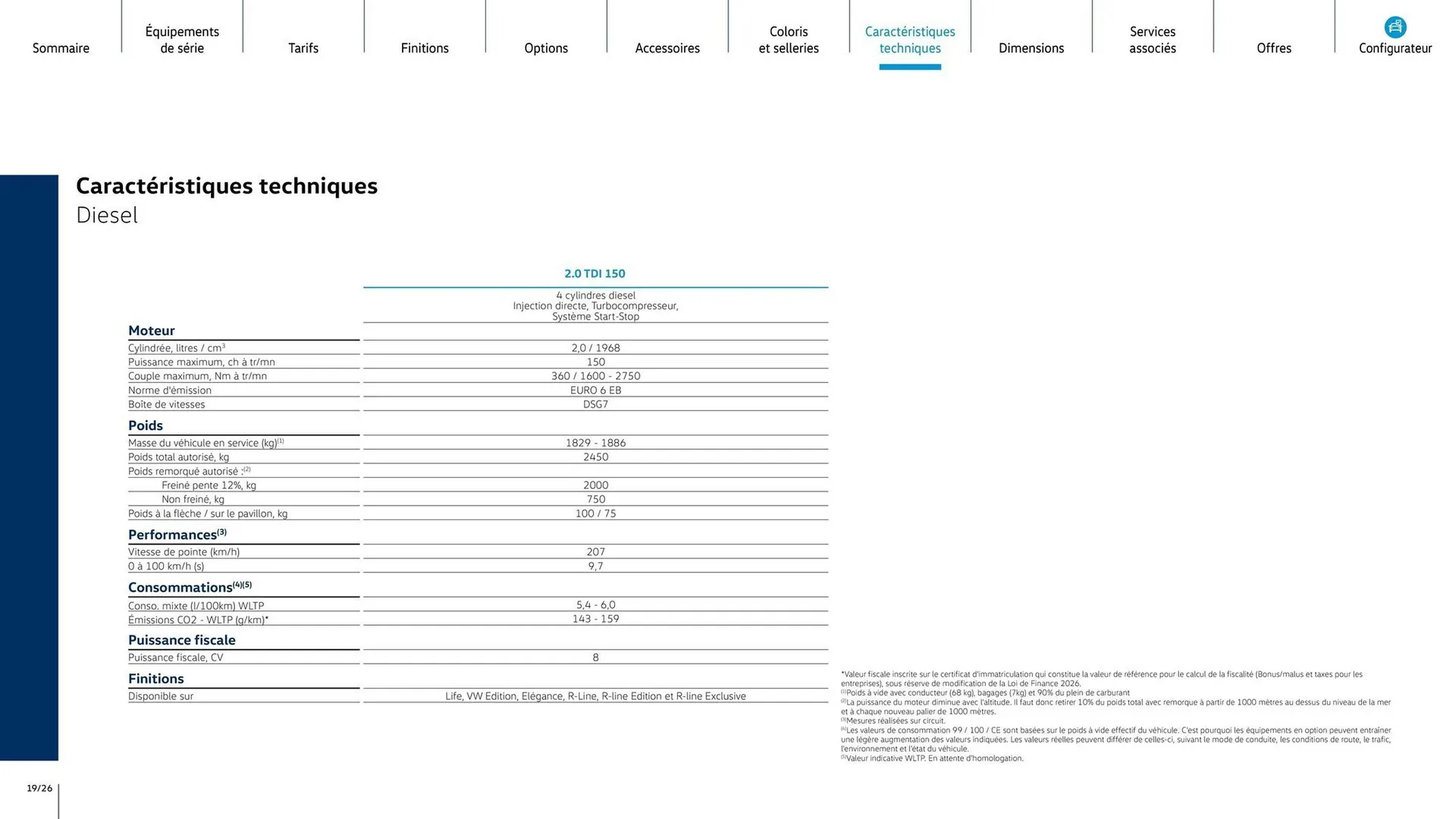 Catalogue Volkswagen du 6 janvier au 6 janvier 2027 - Catalogue page 19