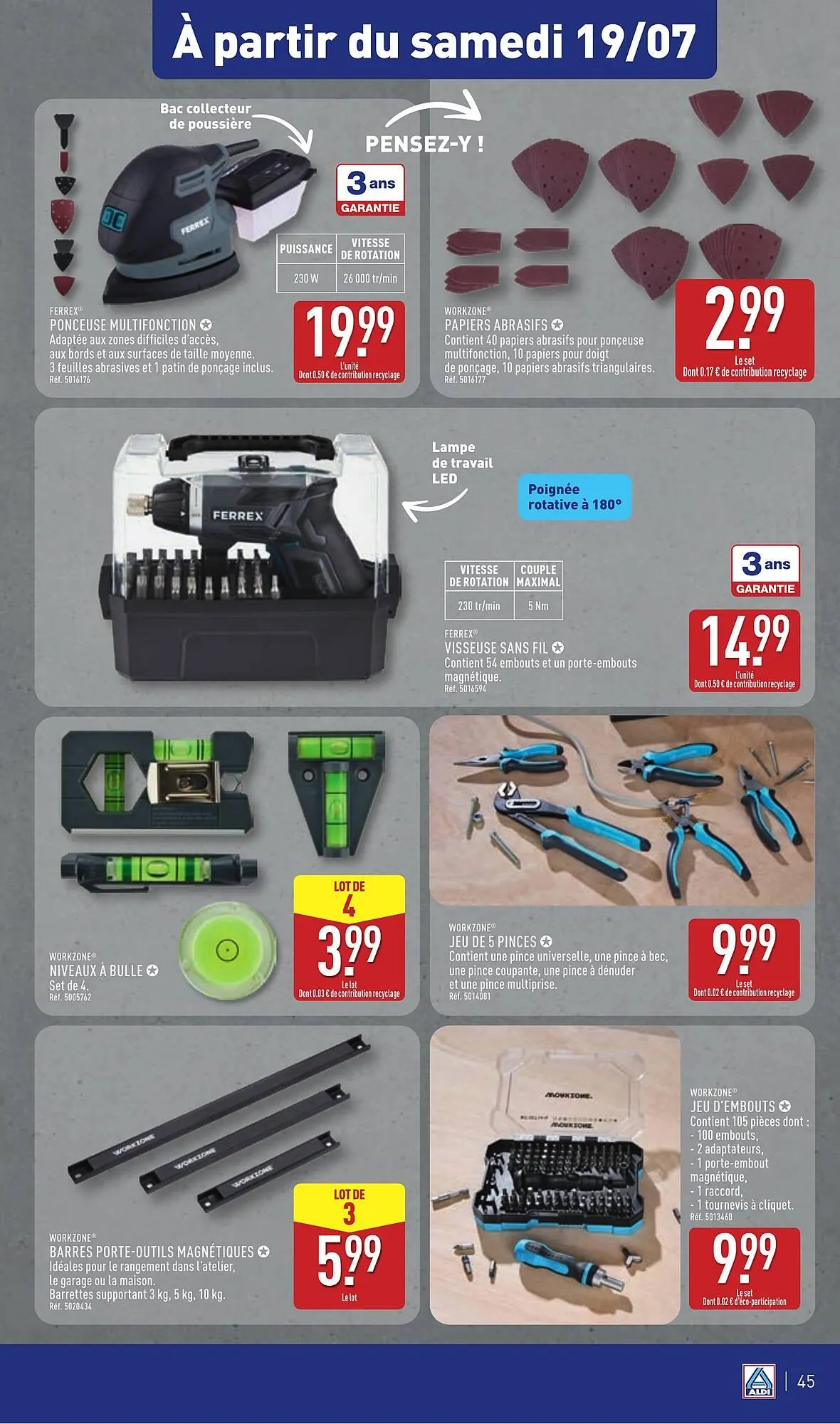 Catalogue ALDI du 16 juillet au 21 juillet 2025 - Catalogue page 46