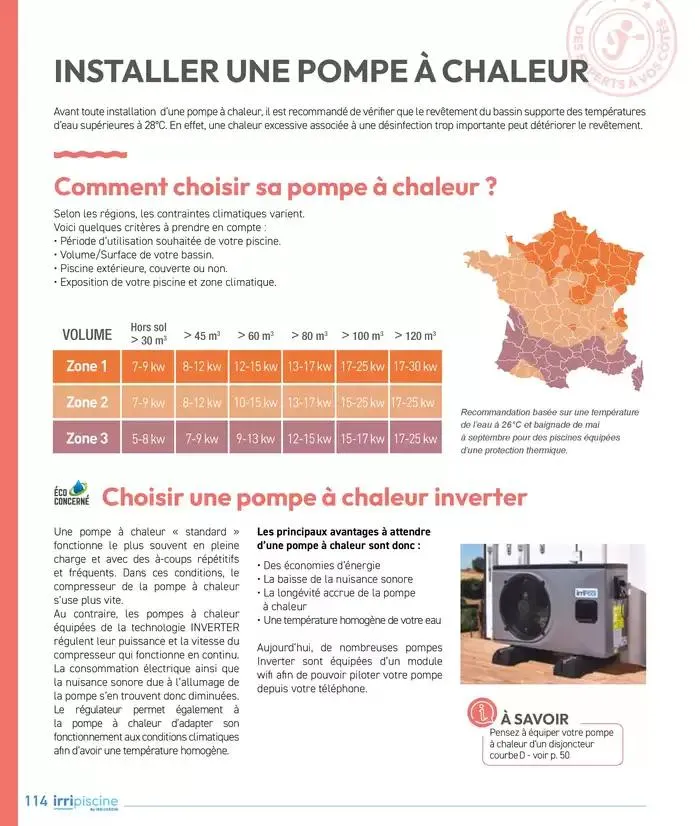 Les plaisir de l'eau Piscine,Spa,Arrosage du 10 mars au 31 décembre 2025 - Catalogue page 114