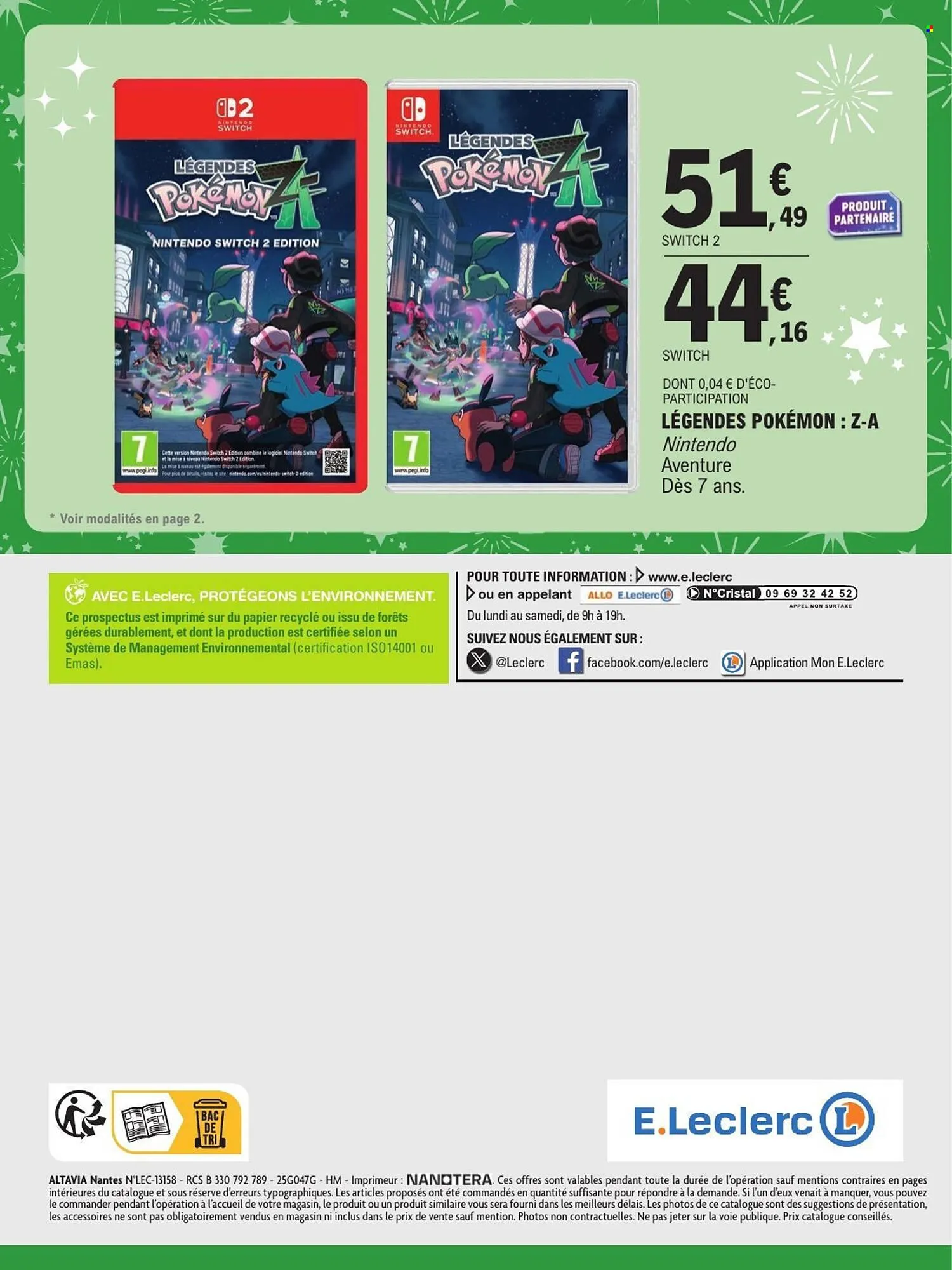 Catalogue E.Leclerc du 21 octobre au 6 décembre 2025 - Catalogue page 112