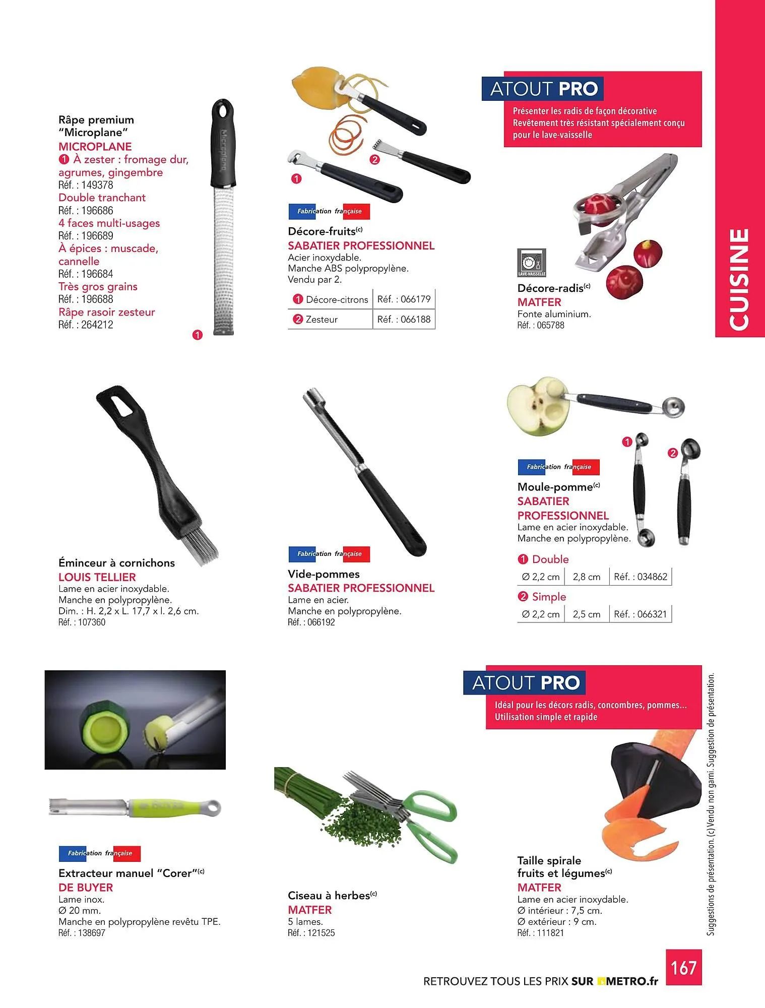 Catalogue METRO du 1 janvier au 31 décembre 2026 - Catalogue page 167