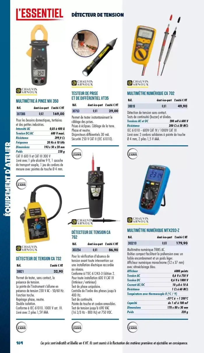 Essentiel Industrie 2025 du 3 janvier au 31 décembre 2025 - Catalogue page 166