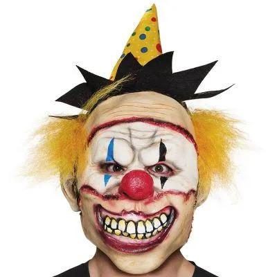 Masque Intégral en Latex - Clown Double Face