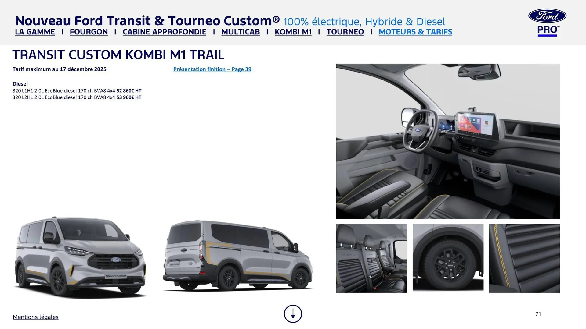 Catalogue Ford du 2 février au 31 décembre 2026 - Catalogue page 71