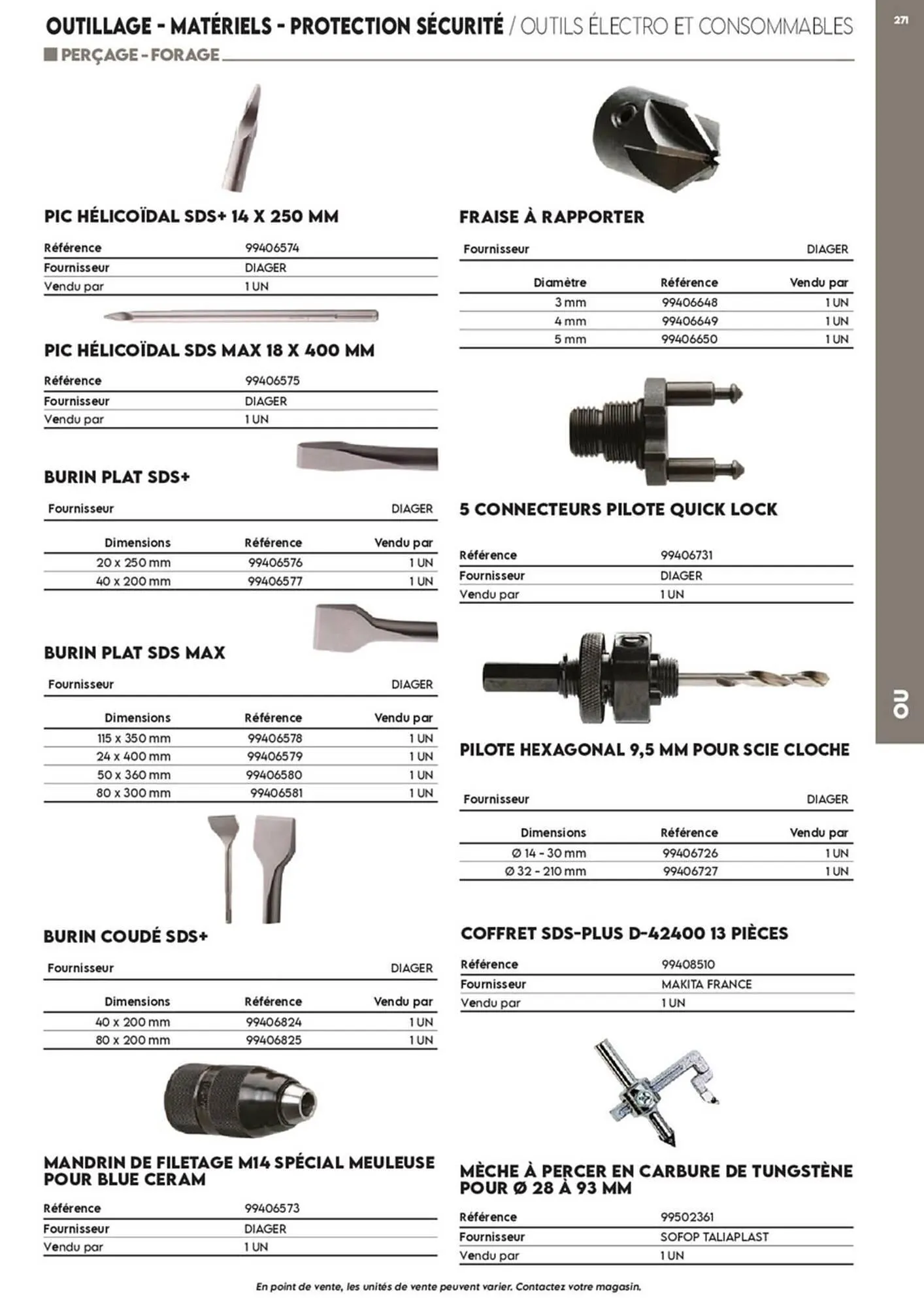 Catalogue Tout faire matériaux du 17 décembre au 30 décembre 2025 - Catalogue page 190