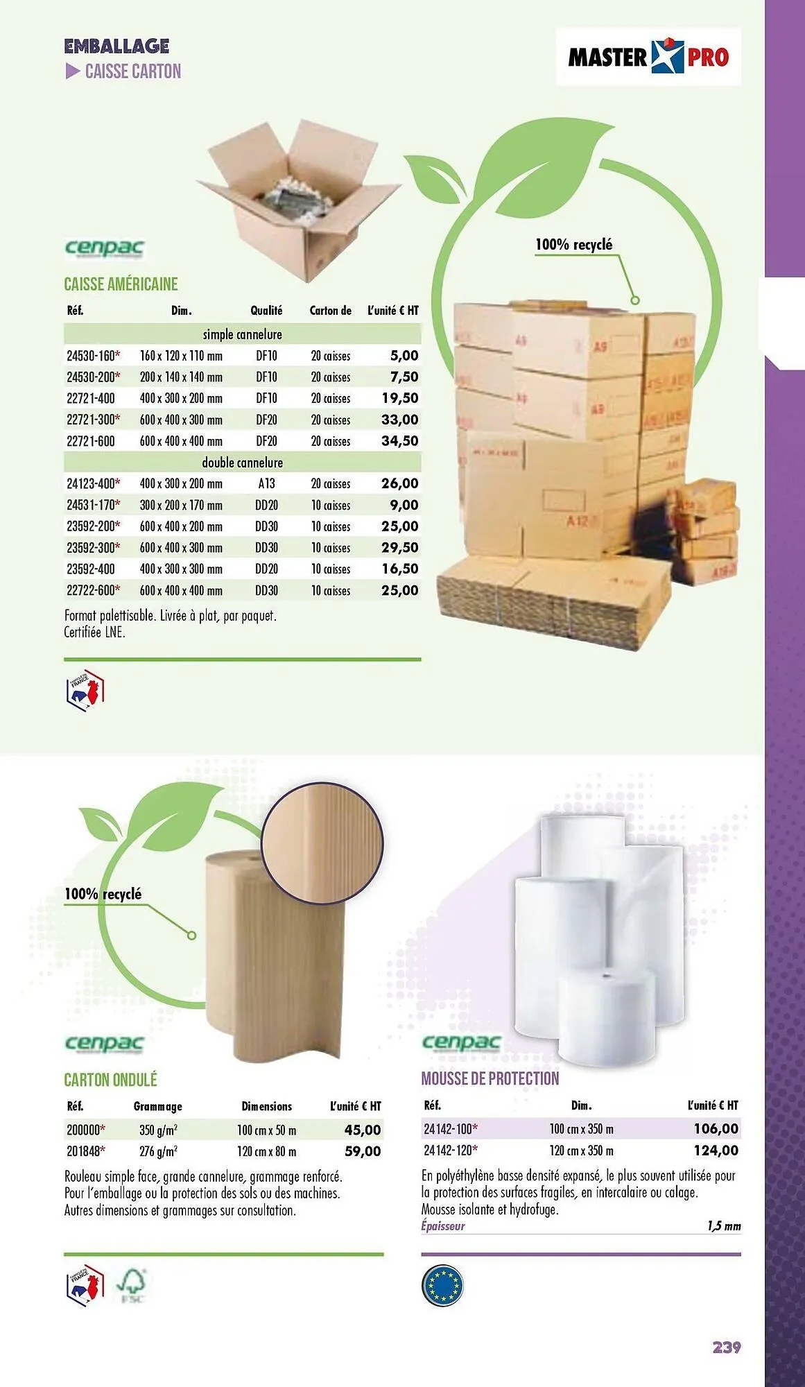 Catalogue Master Pro du 3 janvier au 31 décembre 2025 - Catalogue page 241