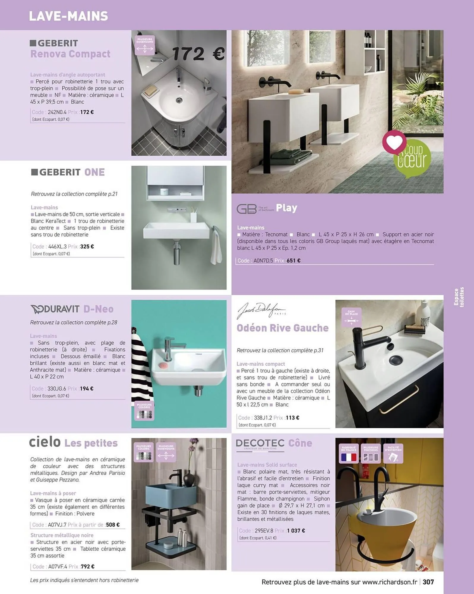 Catalogue Richardson du 11 avril au 31 décembre 2025 - Catalogue page 309