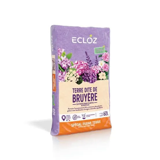 Terre dite de bruyère pleine terre 60L - ECLOZ