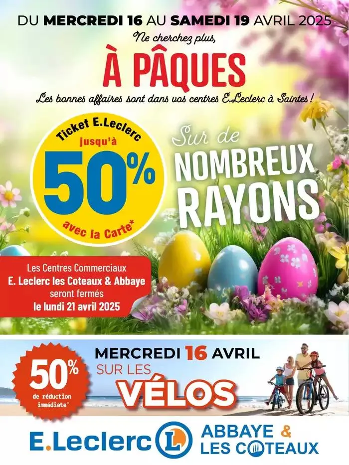 CATALOGUE PAQUES du 16 avril au 19 avril 2025 - Catalogue page 1