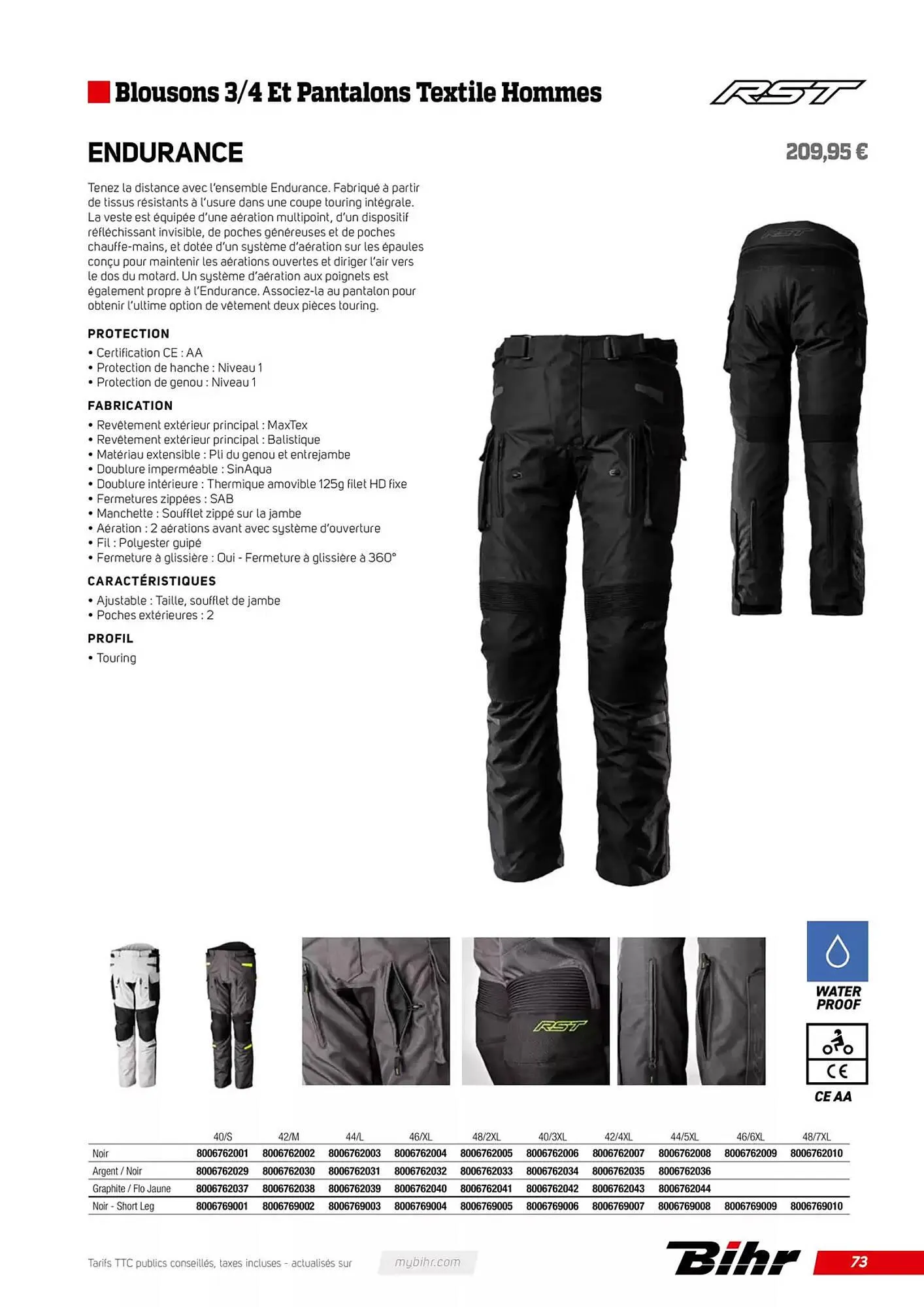 Catalogue Bihr du 12 décembre au 31 décembre 2025 - Catalogue page 73