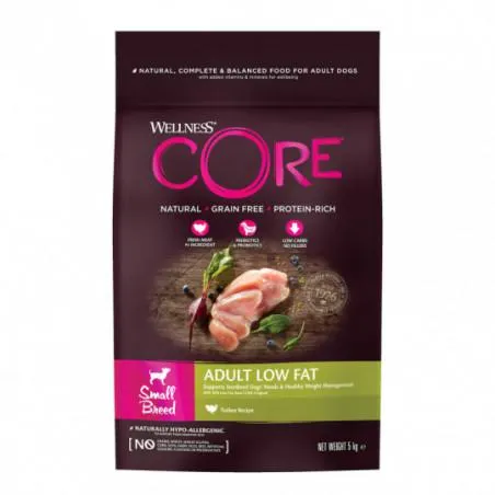 Wellness Core Grain Free Low Fat Small Breed Adult 5Kg