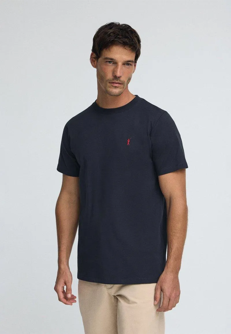 SHORT SLEEVE CREWNECK HW25 RIGBY GO - T-shirt basique - navy