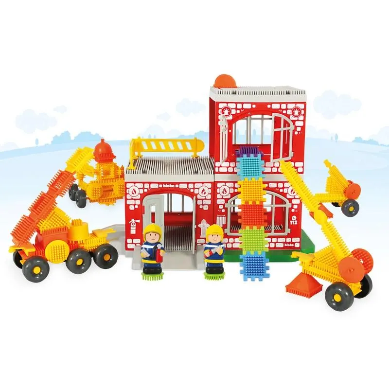 Bloko - Caserne De Pompiers Et Personnages