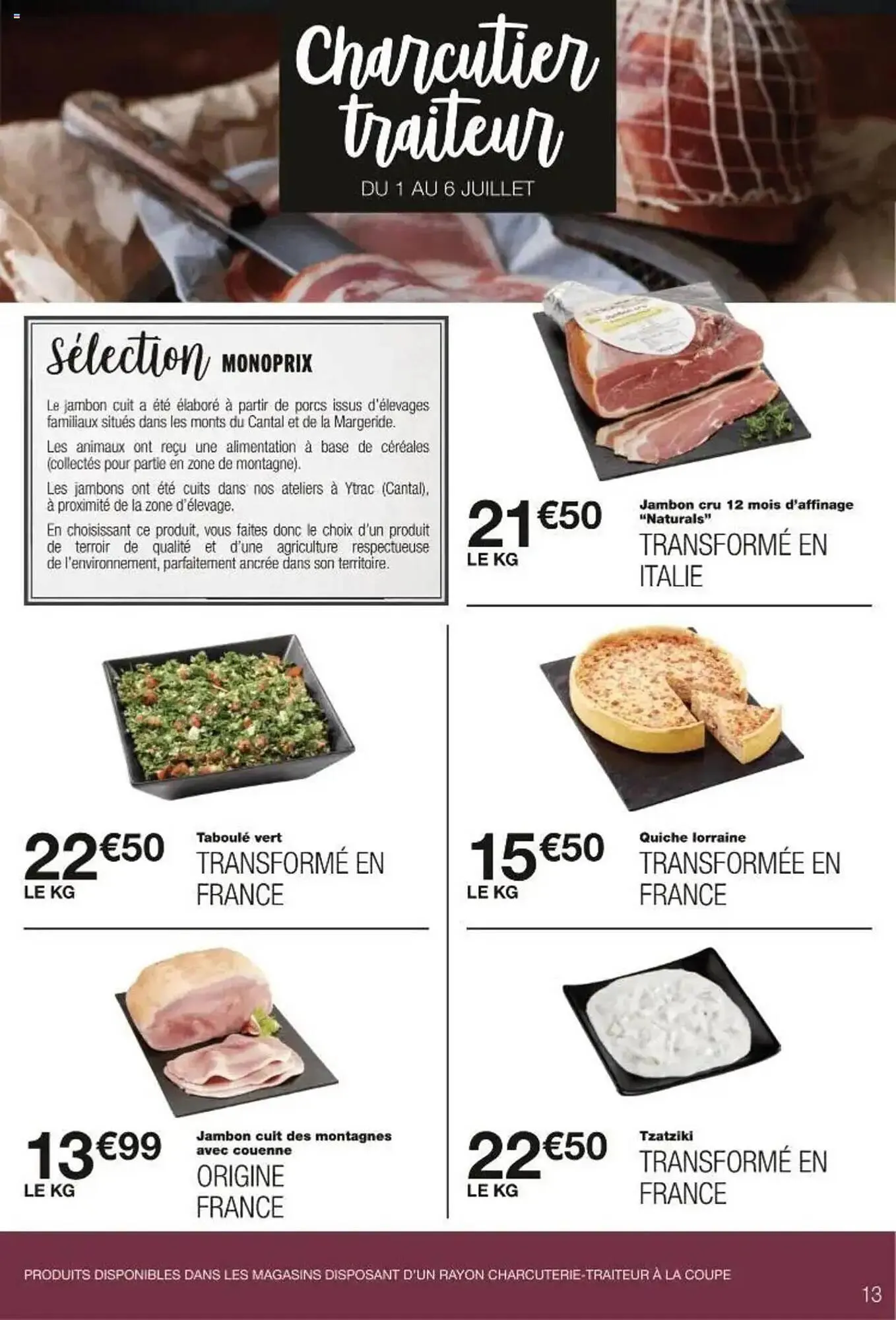 Catalogue Monoprix du 1 juillet au 13 juillet 2025 - Catalogue page 13