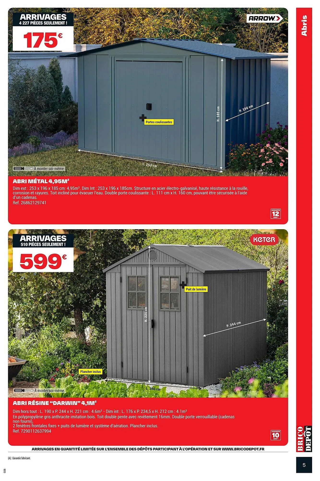 Catalogue Brico Dépôt du 6 mars au 19 mars 2026 - Catalogue page 5