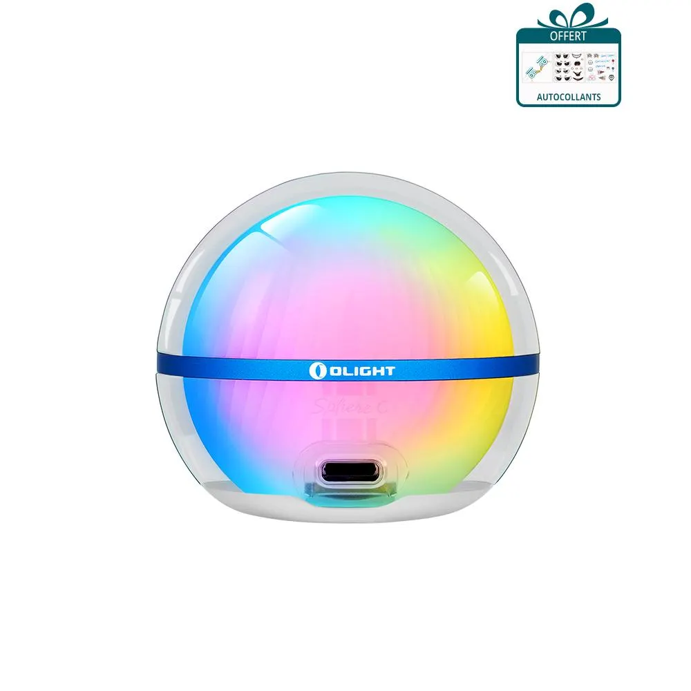 Olight Sphere/Sphere C | Lampe boule LED multicolores contrôler avec Application