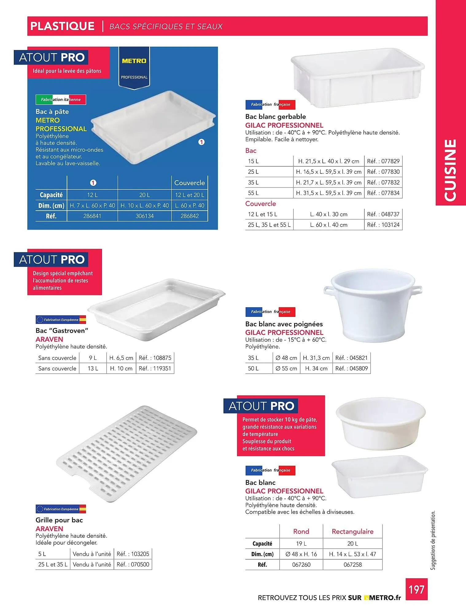 Catalogue METRO du 1 janvier au 31 décembre 2026 - Catalogue page 197