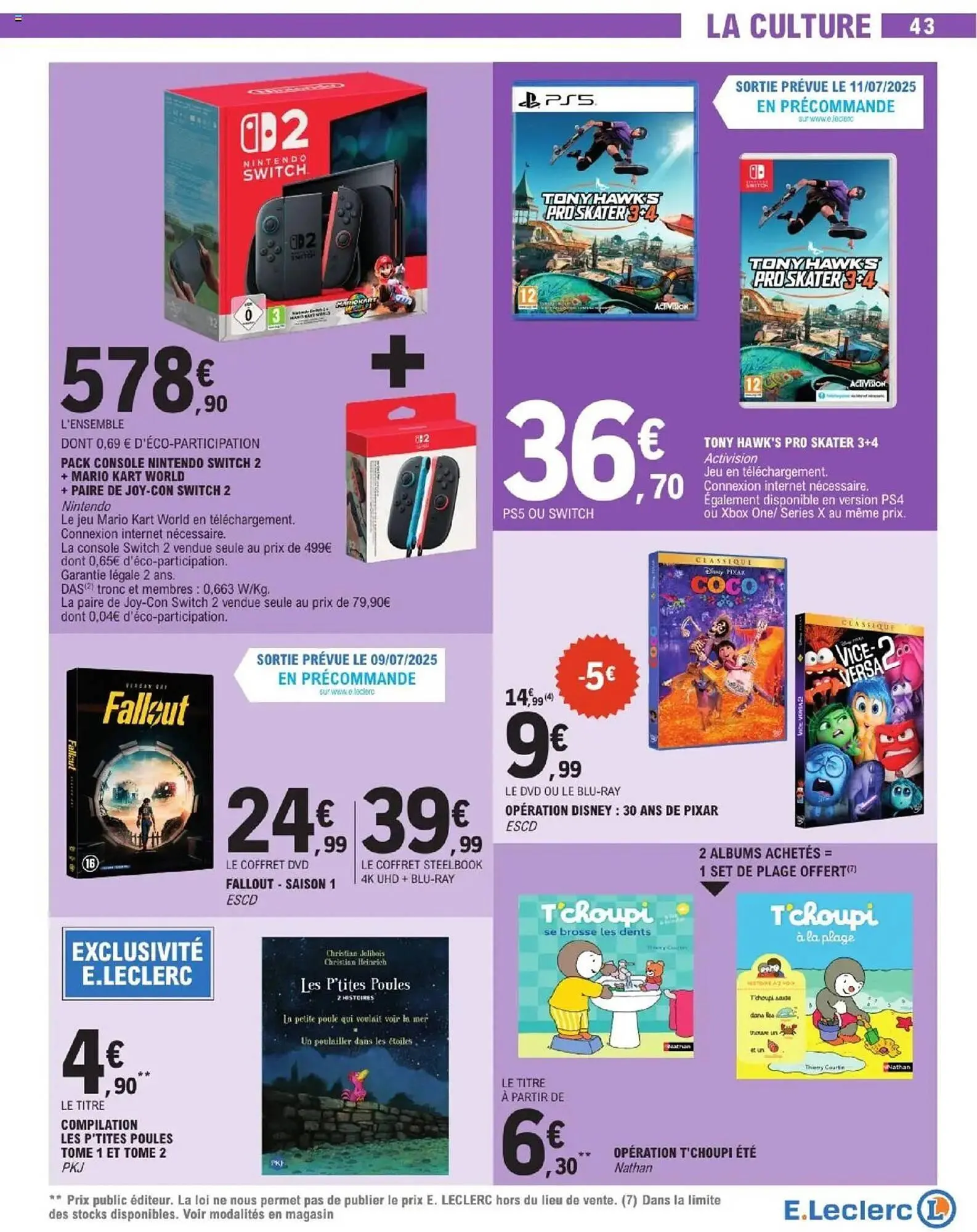 Catalogue E.Leclerc du 1 juillet au 12 juillet 2025 - Catalogue page 43
