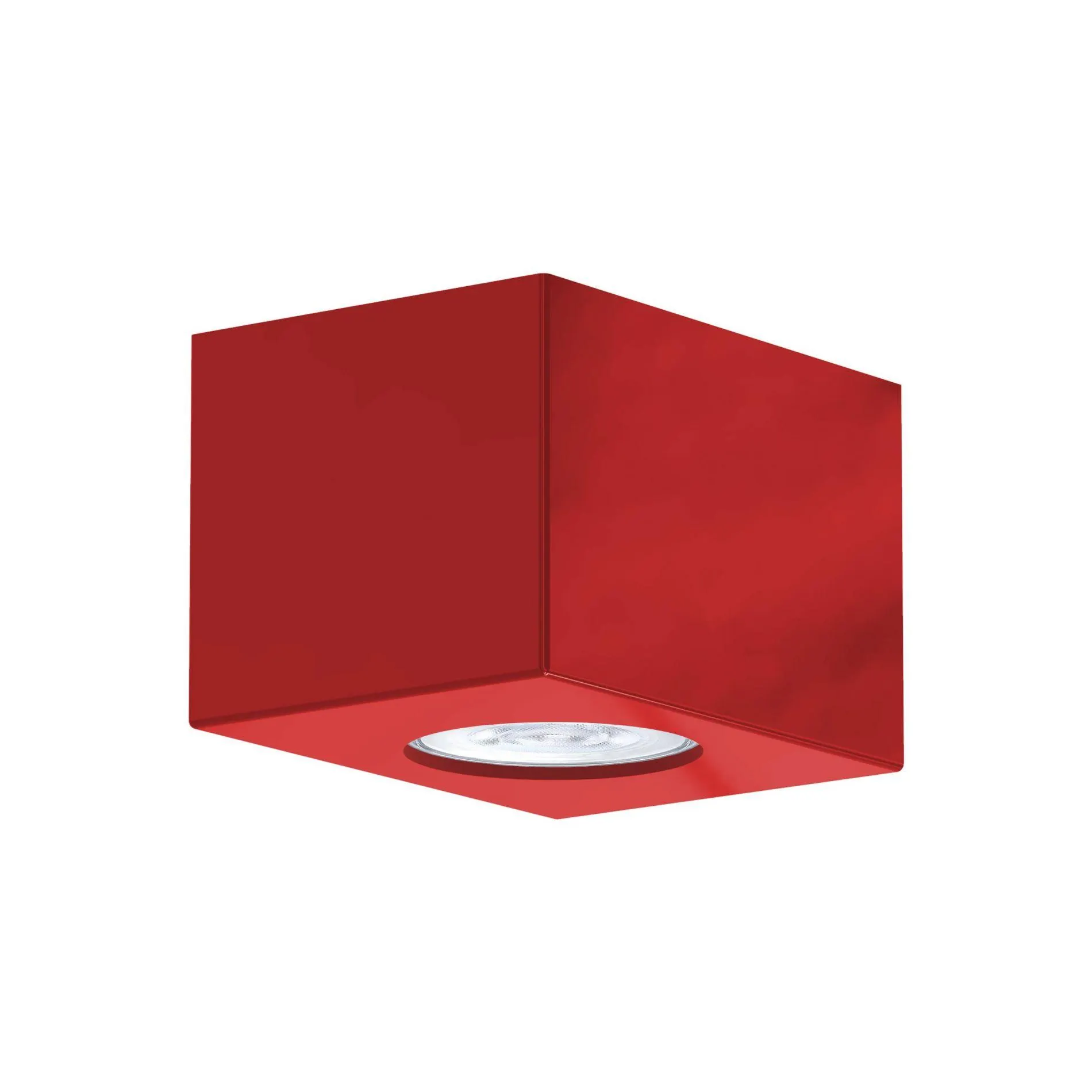 Spot seul MANHATTAN en métal rouge