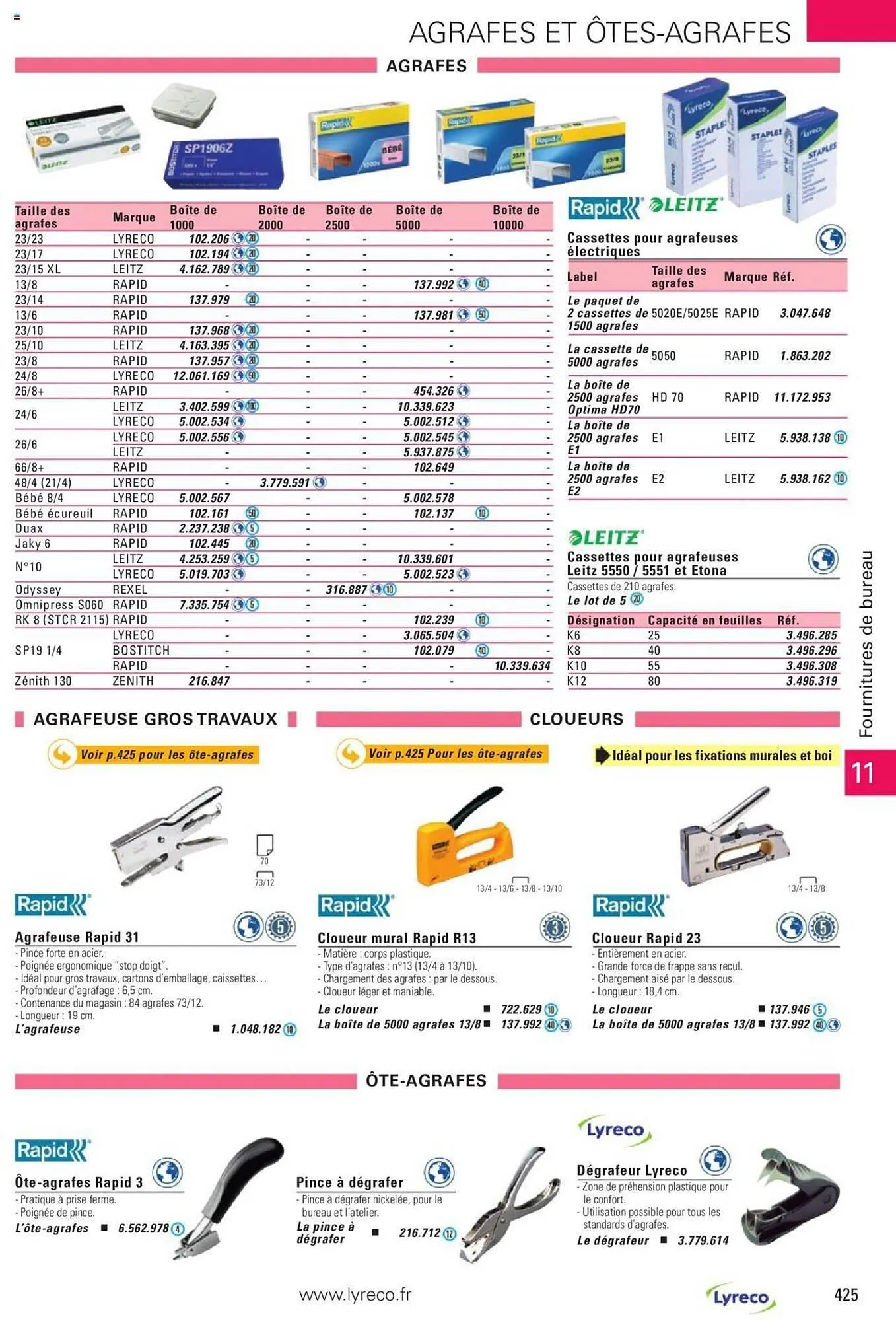 Catalogue Lyreco du 15 mai au 31 décembre 2023 - Catalogue page 425