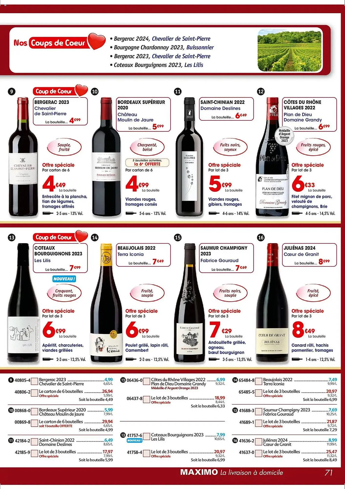 Catalogue Maximo du 24 octobre au 23 novembre 2025 - Catalogue page 71