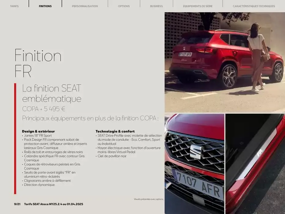 SEAT Ateca du 2 avril au 2 avril 2026 - Catalogue page 9