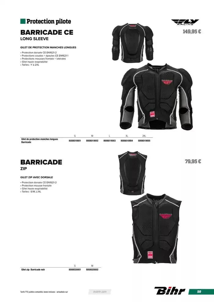 FLY RACING BMX 2025 du 12 avril au 31 décembre 2025 - Catalogue page 59