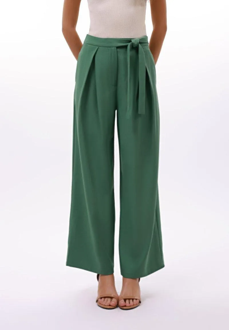 Pantalon classique - emerald green